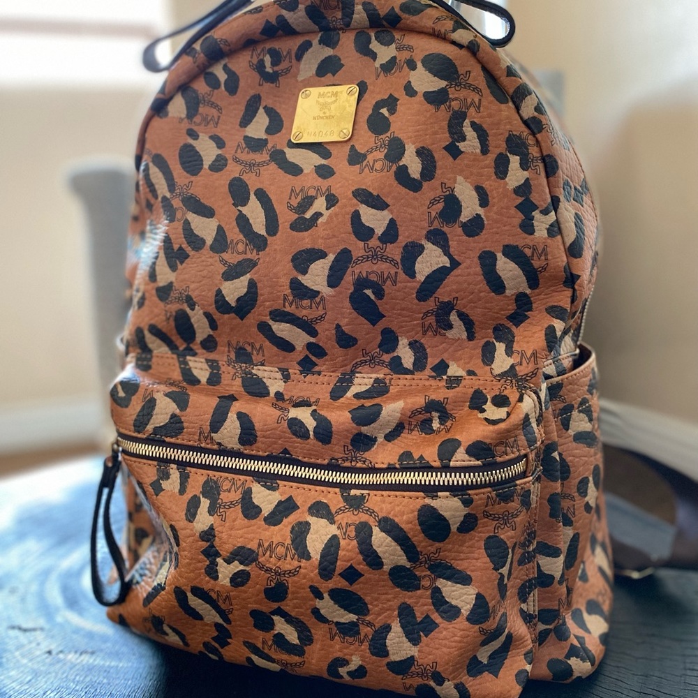 MCM Leather Backpack